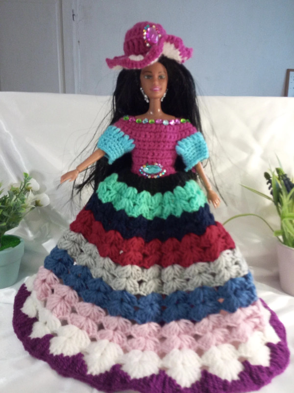 Robe de poupee princesse au crochet Vinted