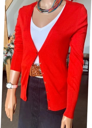 G004 - Neuf! Gilet Cardigan Rouge taille S, marca: Yessica, estado: Novo sem etiquetas, tamanho: S / 36 / 8, €10.00, €11.20 inclui Proteção do Comprador