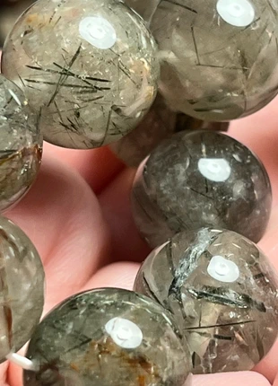 Bracelet quartz tourmaline 15,5 mm – poignet 20 cm – pièce puissante, staat: Heel goed, € 34,00, € 36,40 inclusief Kopersbescherming Pro