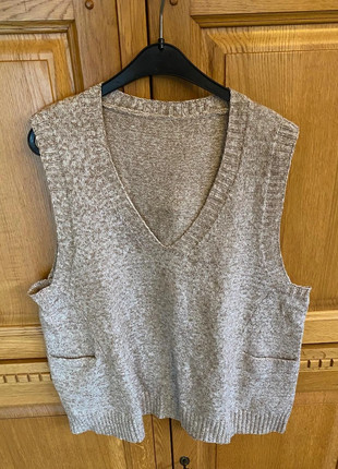 Debardeur beige gespikkeld, marque: merkloos, état: Très bon état, taille: L / 40 / 12, 2,00 €, 2,80 € Protection acheteurs incluse