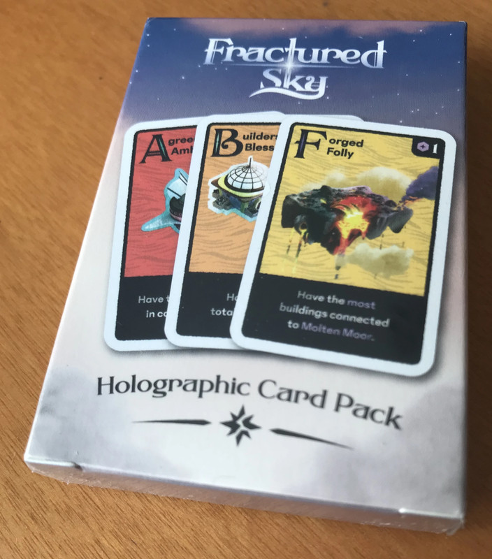 Fractured Sky Holographic Objective Card Pack - Kickstarter KS - 2024 - Nuovo - New 1