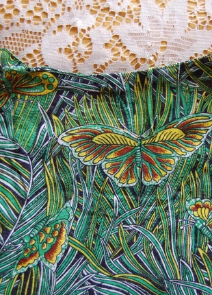 T-shirt motif plantes et papillons, marque: Fait Main, état: Bon état, taille: M / 38 / 10, 2,00 €, 2,80 € Protection acheteurs incluse