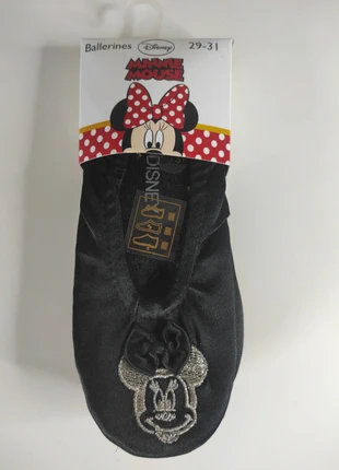 chaussons/ballerines noires Disney Minnie avec petits cœurs, taille 29/31, marke: Disney, zustand: Sehr gut, größe: 29, 4,00 €, 4,90 € inklusive Vinted-Käuferschutz