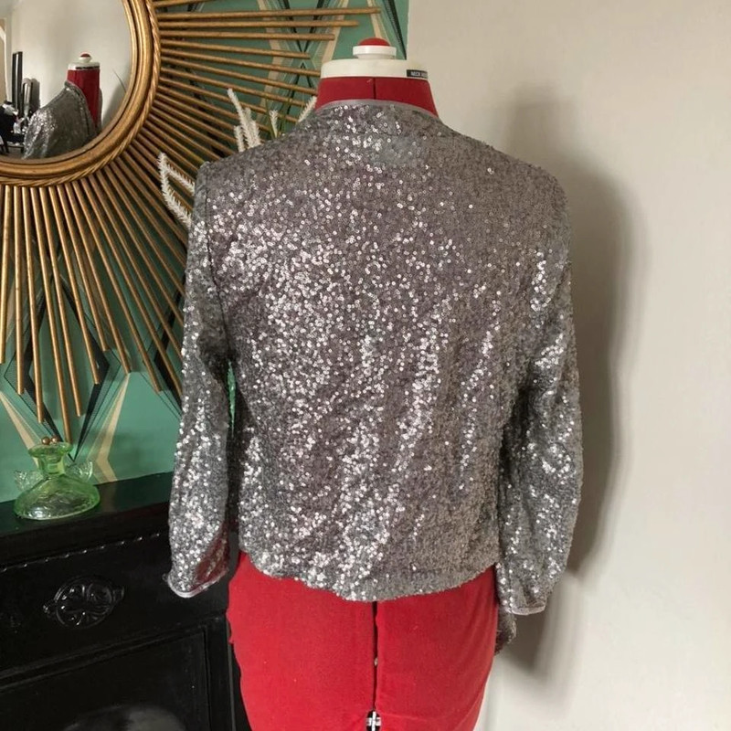 Silver waterfall store jacket