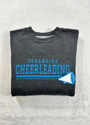 Pull sweat col rond universitaire Champion Oceanside Cheerleading - Taille M Homme - Gris foncé, marque: Champion, état: Bon état, taille: M, 4,00 €, 4,90 € Protection acheteurs incluse