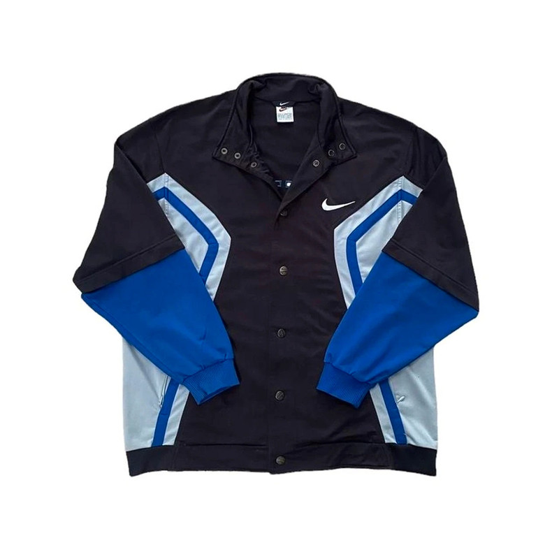 Black and blue nike tracksuit sales