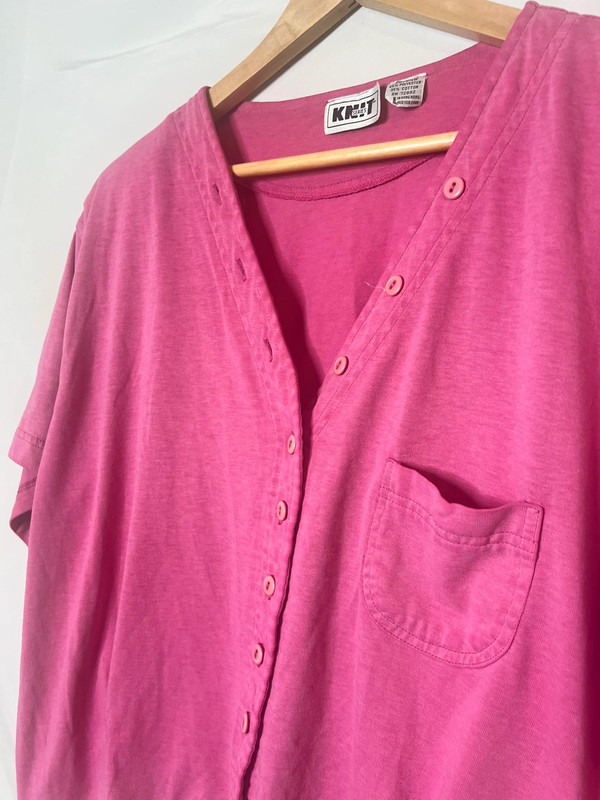 80s Oversized Pink Button Down |50%off•bundles 4