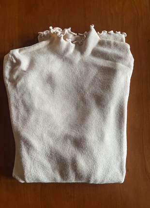 Jersey mango, color beige medio cuello mango, marque: Mango, état: Neuf sans étiquette, taille: L / 40 / 12, 12,00 €, 13,30 € Protection acheteurs incluse