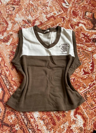 Coquette vintage bruine crop top, merk: COQUETTE, staat: Nieuw zonder prijskaartje, maat: XS / 34 / 6, € 15,00, € 16,45 inclusief Kopersbescherming