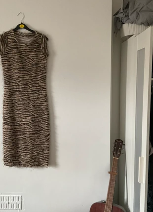 Vintage Animal Print Bodycon Dress, condition: Very good, size: M / 10, £4.50, £5.43 includes Buyer Protection