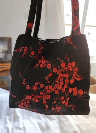 Petit sac tissu style chinois, marque: TISSU, état: Satisfaisant, 3,00 €, 3,85 € Protection acheteurs incluse