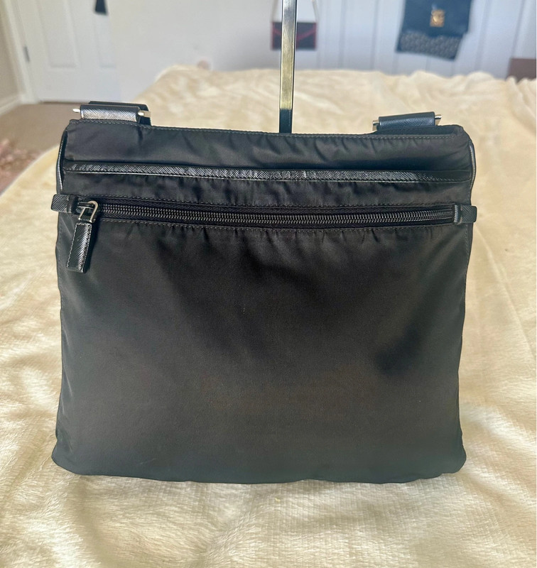 Authentic Prada Black Nylon Sling Bag 3