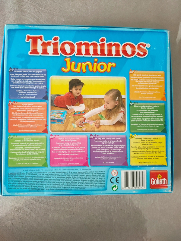 Jeu Triominos Junior Multilingue - Jeux de société