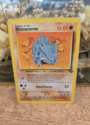 Rhinocorne (Jungle), brand: Pokémon, condizioni: Discrete, €1.00, €1.75 include la Protezione acquisti