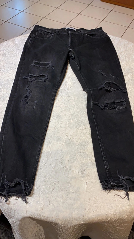 Jeans noir homme cheap zara