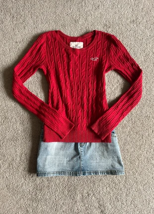 Red Hollister Jumper, brand: Hollister, condition: Very good, size: S / 8, £30.00, £32.20 includes Buyer Protection