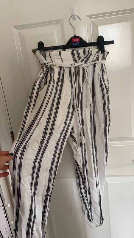 Bershka 2025 striped trousers