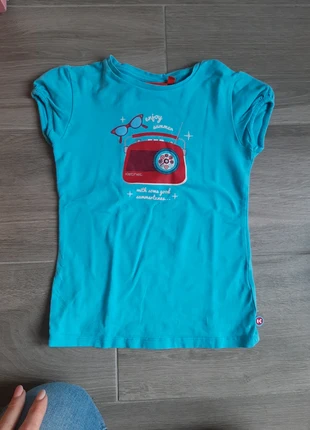 Tshirt blauw, marque: JBC, état: Satisfaisant, taille: 8 ans / 128 cm, 1,00 €, 1,75 € Protection acheteurs incluse