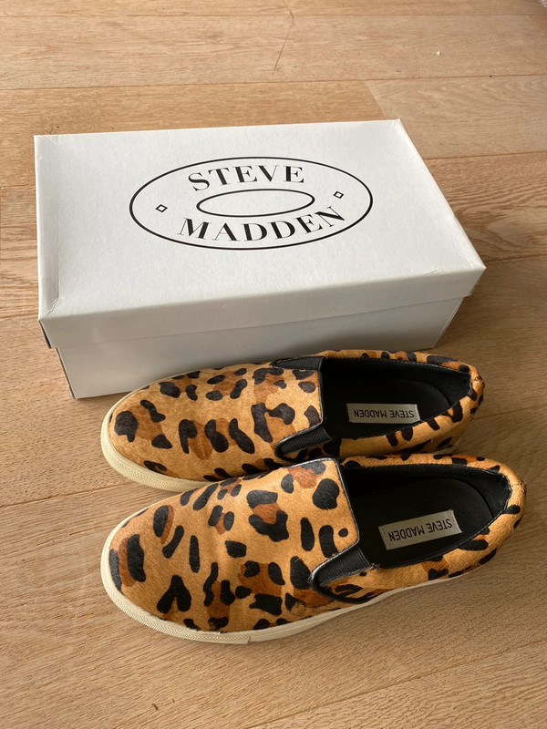 Goodwill vrijdag strijd Steve Madden luipaard/panter sneakers instappers - Vinted