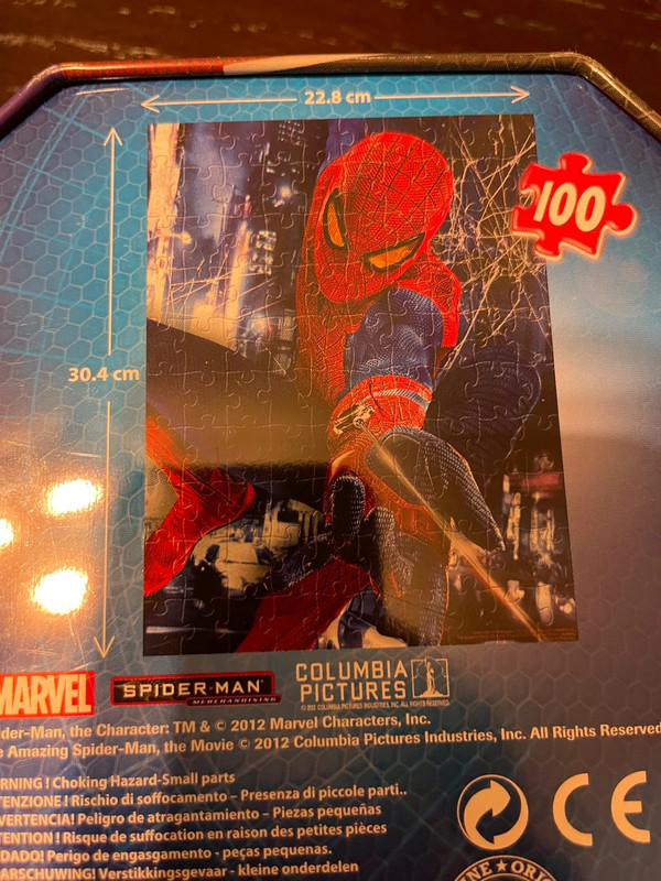 Puzzle Spiderman, 100 Pezzi