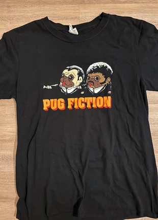 Pulp Fiction Pug Fiction T Shirt M, brand: Gildan, condition: Very good, size: M, £12.00, £13.30 includes Buyer Protection