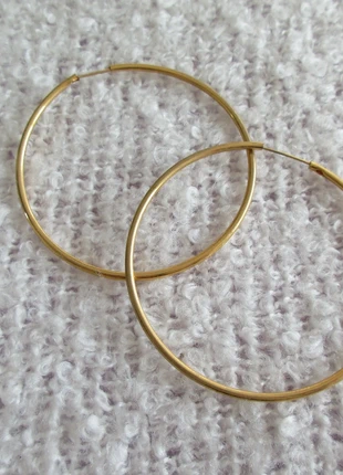 ZGAN oorbellen / ringen goud 7 cm, état: Très bon état, 2,00 €, 2,80 € Protection acheteurs incluse