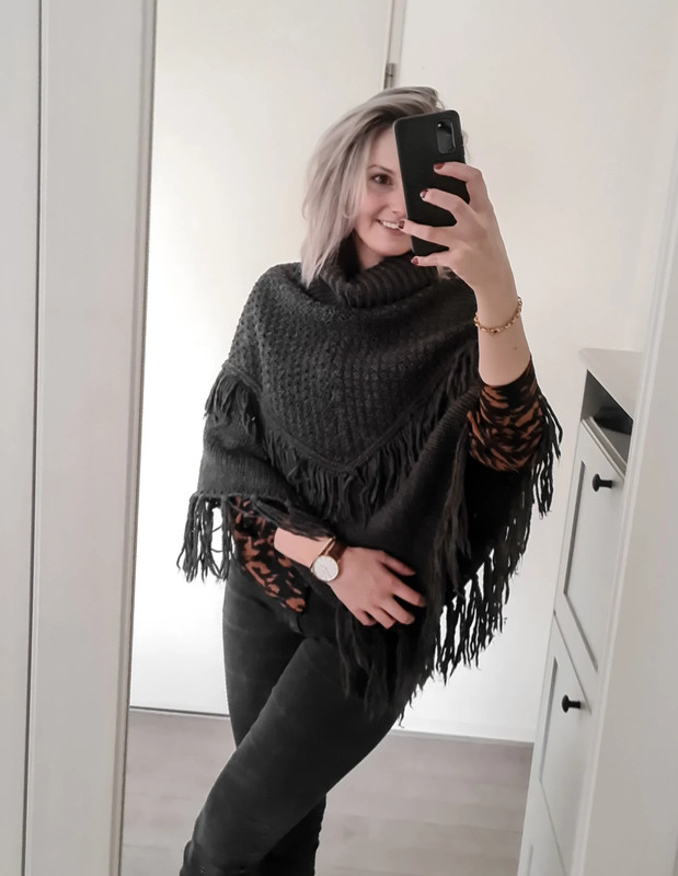 touw schaal inschakelen Poncho trui wol The Sting - Vinted