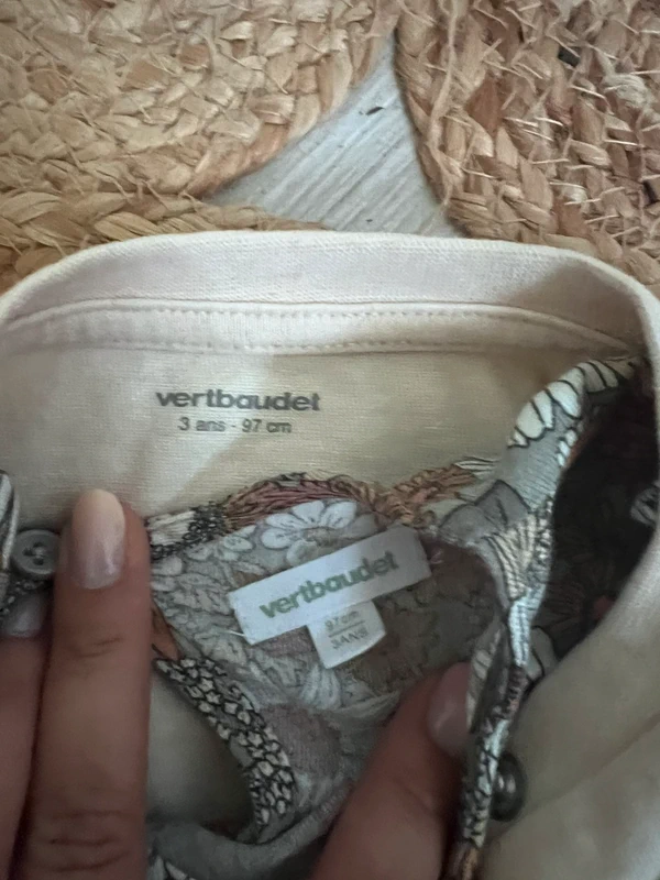 Ensemble robe M longues+ veste 3 ans verbaudet - photo numéro 3