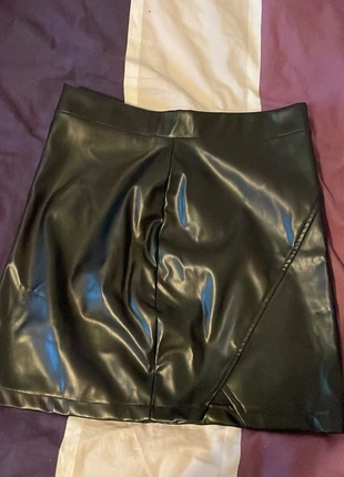 Jupe en cuir, brand: Three-Stroke, condition: Very good, size: M / 38 / 10, €2.00, €2.80 includes Buyer Protection