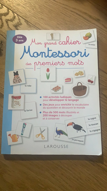 Livre Montessori 1 an