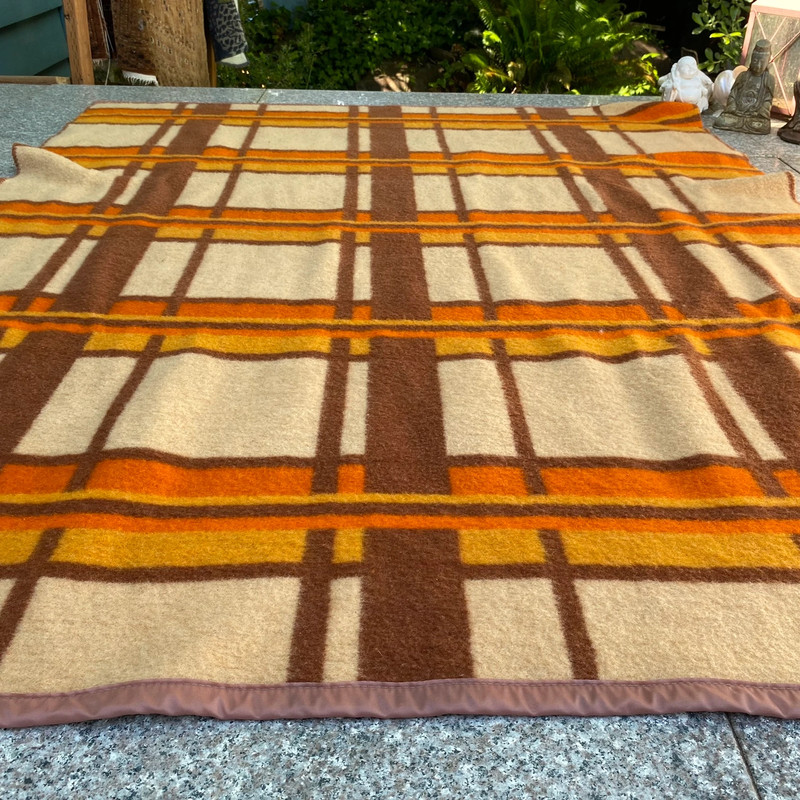 Vintage mid century modern blanket 3