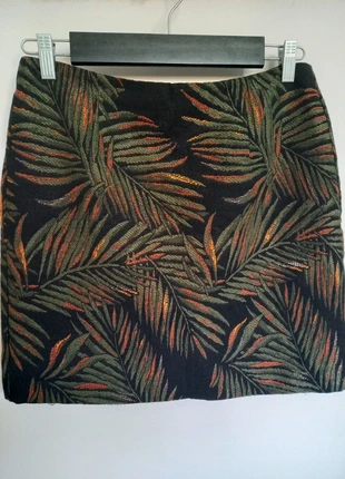 Jupe avec motif feuilles , état: Très bon état, taille: M / 38 / 10, 3,00 €, 3,85 € Protection acheteurs incluse
