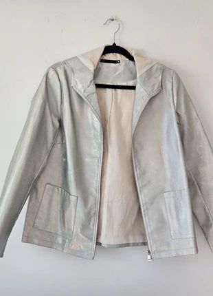 Veste coupe vente imperméable holographique à capuche Edji taille M / 38, brand: EDJI, condition: Good, size: M / 38 / 10, €6.00, €7.00 includes Buyer Protection