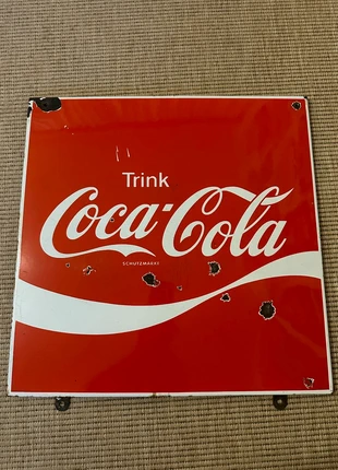 Coca Cola Austria Email 40x40 emaillee plaques, marke: Coca-Cola, zustand: Zufriedenstellend, 185,00 €, 194,95 € inklusive Vinted-Käuferschutz
