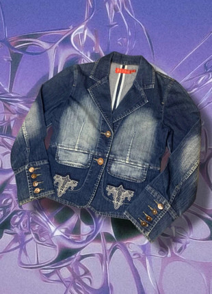 Veste y2k vintage en jean, marque: y2k, état: Très bon état, taille: S / 36 / 8, 18,00 €, 19,60 € Protection acheteurs (Pro) incluse