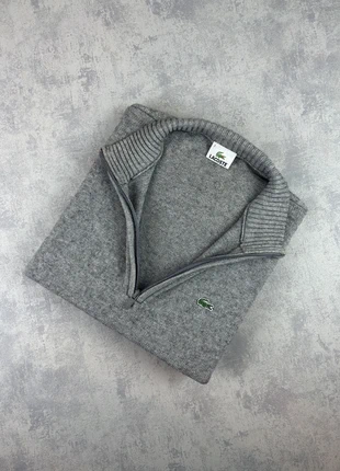 Pull Half zip Lacoste gris - Taille S, merk: Lacoste, staat: Heel goed, maat: S, € 55,00, € 58,45 inclusief Kopersbescherming
