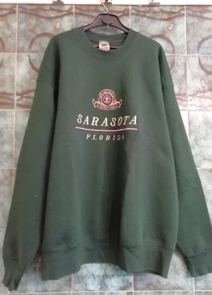 Sweat shirt homme vert foncé, marque: Fruit of the Loom, état: Très bon état, taille: XL, 20,00 €, 21,70 € Protection acheteurs incluse