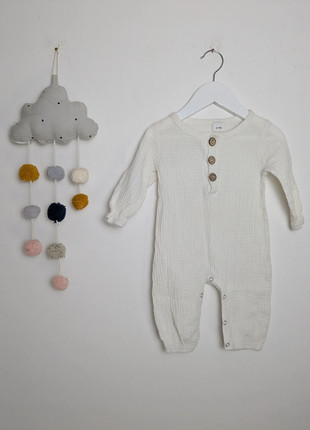 Baby Onesie | Weicher Musselinstoff & Knopfleiste | PatPat |, brand: PatPat, condizioni: Ottime, taglia: 6-9 mesi / 68 cm, €2.00, €2.80 include la Protezione acquisti