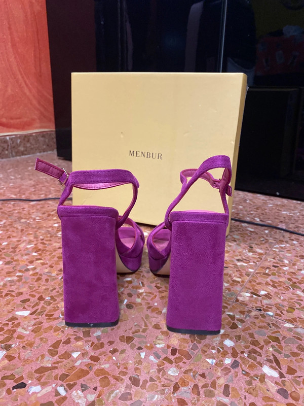 Tacones clearance color buganvilla