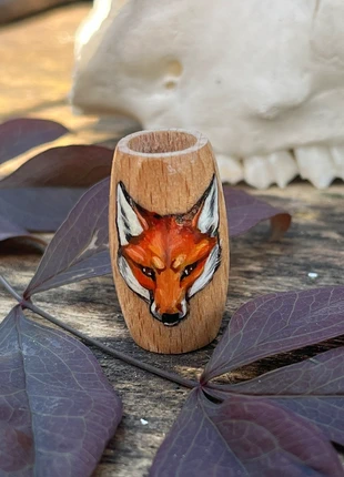 Fox Dreadlock Wooden Bead, condition: New with tags, €30.00, €32.20 includes Buyer Protection