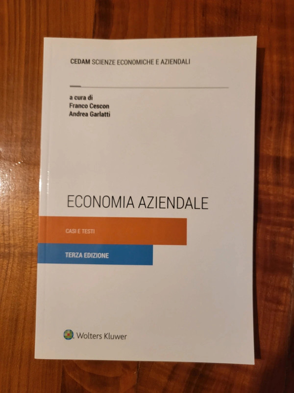 Economia aziendale. Casi e testi Economia aziendale. Casi e testi