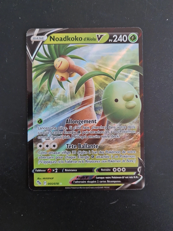 Exeggutor de Alola V, Deck