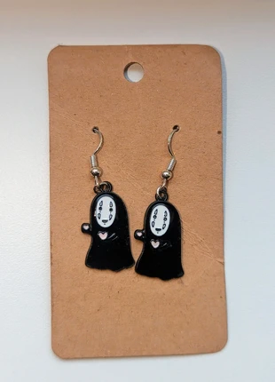 spirited away kaonashi Earings - brand new still on card, brand: Spirited Away, condition: New with tags, £5.00, £5.95 includes Buyer Protection