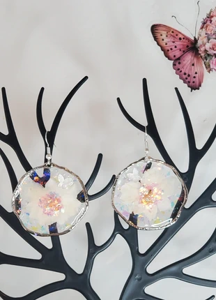 jolies boucles d'oreilles pailletées, brand: Fait Main, condition: Very good, €12.50, €13.83 includes Buyer Protection Pro