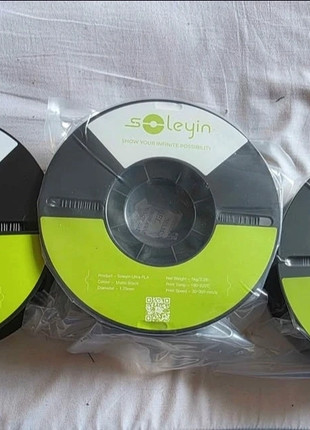 Creality Soleyin Ultra Matte Black PLA 2 full and 1 approx half reels, brand: creality, condition: Very good, £25.00, £26.95 includes Buyer Protection