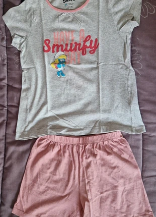 Pyjama "Schtroumpfette", brand: The Smurfs, condition: Very good, size: 8 years / 128 cm, €2.00, €2.80 includes Buyer Protection