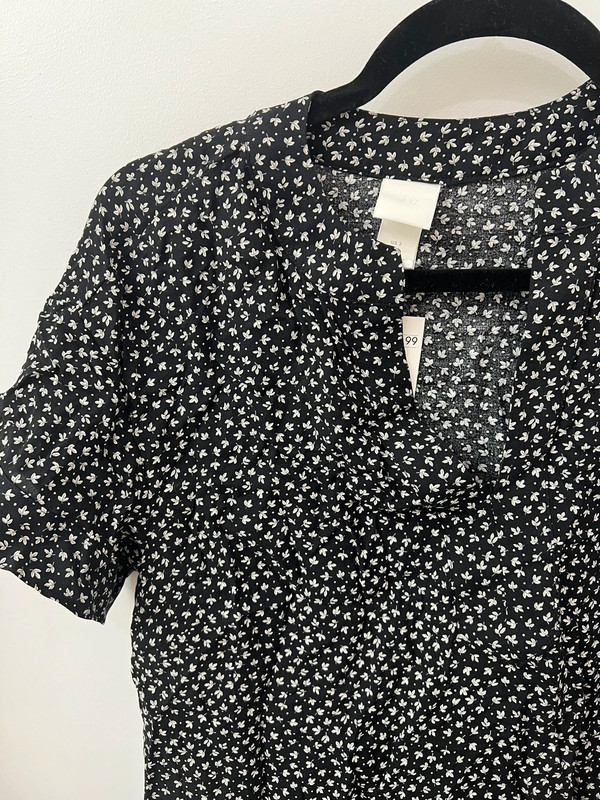 NWT Black floral dress 3