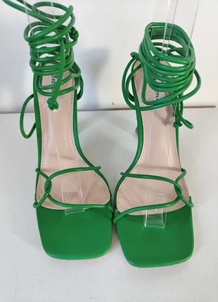 Jay-Sandali Alti Con Lacci Alla Caviglia, brand: Bellamica, condizioni: Nuovo con cartellino, taglia: 40, €10.00, €11.20 include la Protezione acquisti