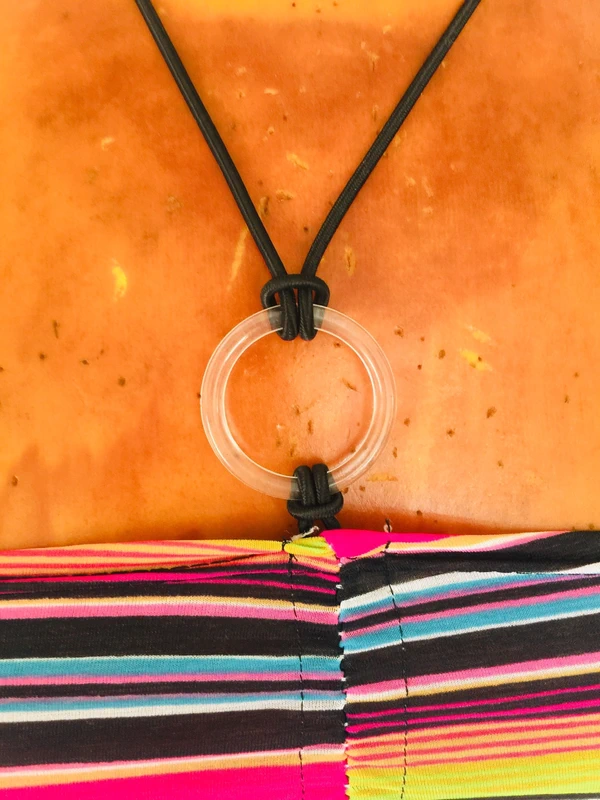Petit top dos nu multicolore vintage - photo numéro 3