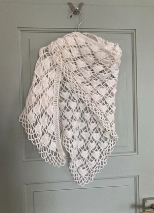 Châle crochet vintage, marca: Vintage, estado: Muito bom, €10.00, €11.20 inclui Proteção do Comprador